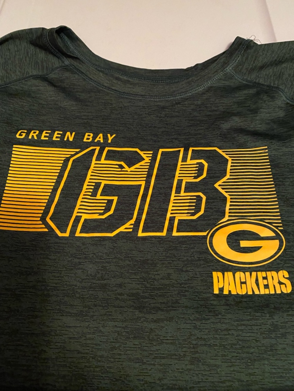 NFL Green Bay Packers Dark Green and Yellow Kids Tee